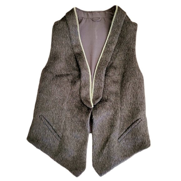 Brunello Cucinelli Monili- Trim Alpaca/Wool Vest - Picture 4 of 6